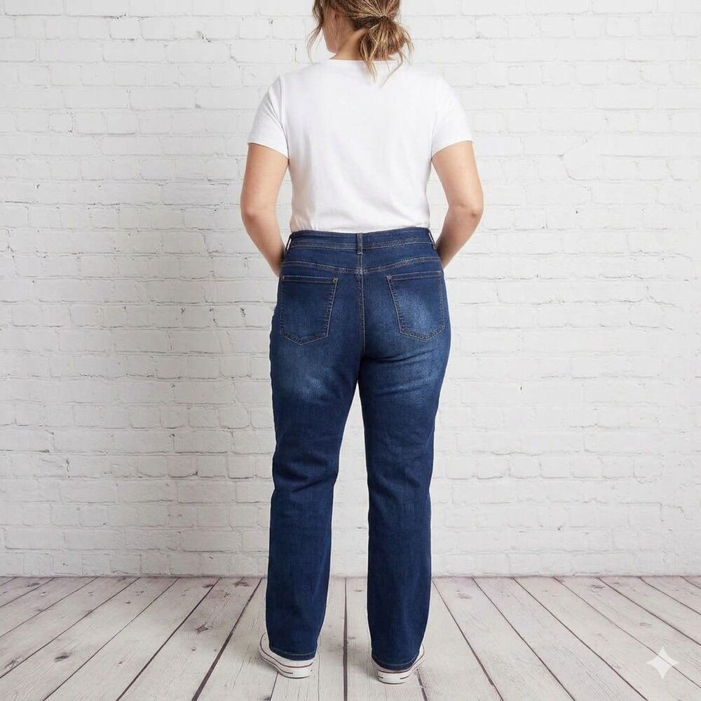 Cato C Est. 1946 Classic High Rise Medium-Dark Wash Jeans Size 26WP Petite